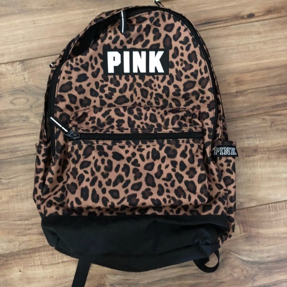 pink cheetah print backpack